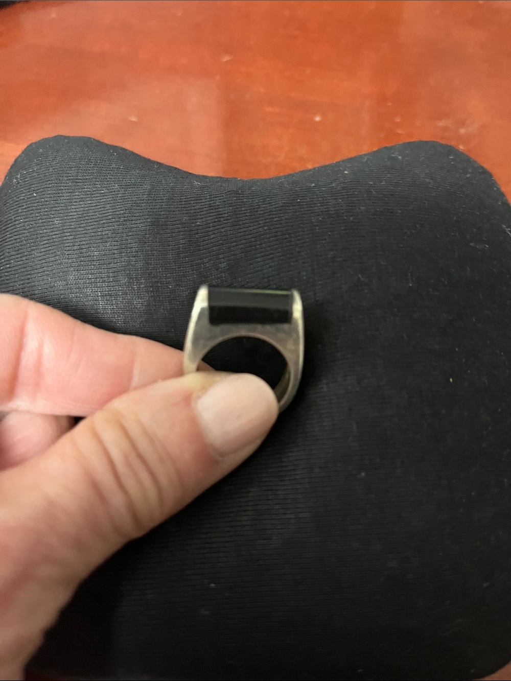 Sterling Silver and Black Onyx women’s size 6 Ring